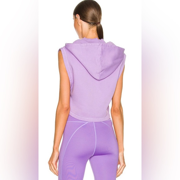 3 Piece 💜💜 7 Days Active Set Bra, TKO Tights, Crop Top Hoodie from Revolve - Picture 3 of 9